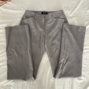 Express Light Gray Editor Barely Boot Low Rise Pants Trousers